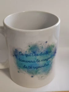 Tasse destiné