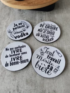 dessous de verre sublimer