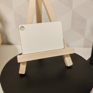 Porte-clefs bois rectangle