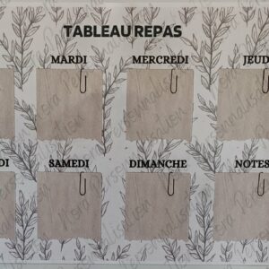 tableau repas magnétique